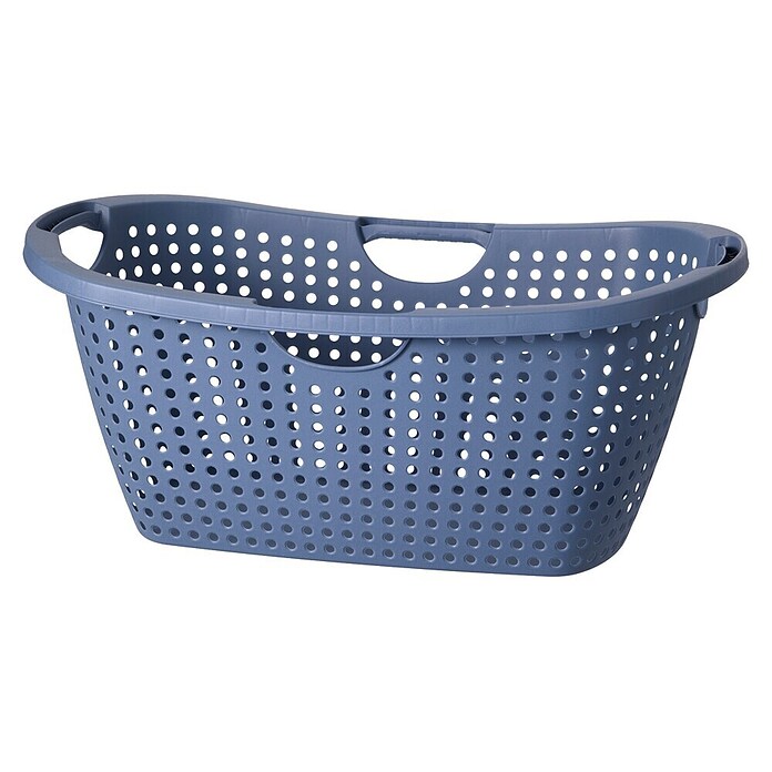 Wasmand 28,5 Liter (l x b x h: 60 x 40 x 26 cm, Blauw / Groen / Crème) | BAUHAUS