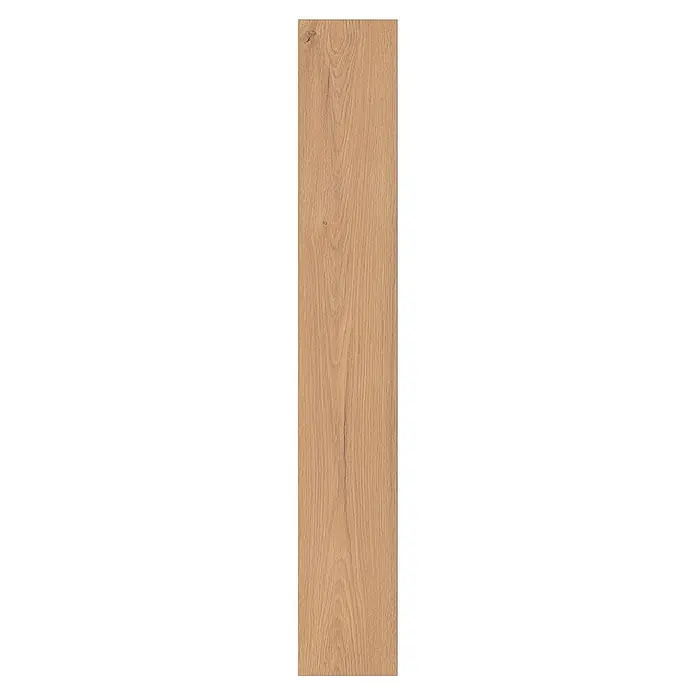 Krono Original Laminat Clever - Honey Ribera Oak, Landhausdiele, 1.288 x 195 x 6 mm - Hellbraune Holzdiele mit natürlicher Maserung und feinen Unregelmäßigkeiten.