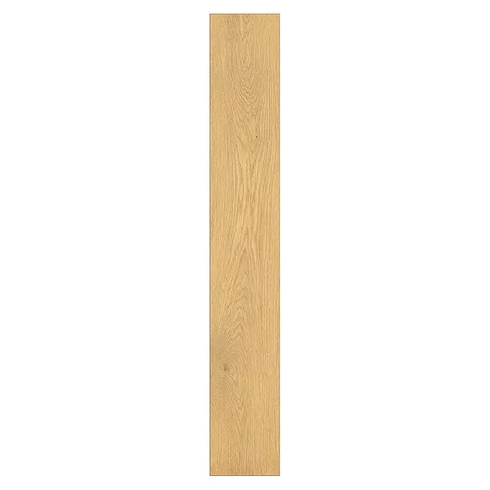 Krono Original Laminat Atlantic 12 - Honey Ethereal Oak, Landhausdiele, 1.288 x 195 x 12 mm - Helle Eichenholzdiele mit natürlicher Maserung und kleinen Ästen, ideal für Bodenbeläge.