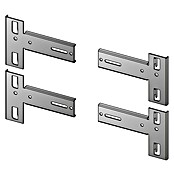 Scholz System Regalknoten-Set Grundelement (4 Stk., Verzinkt)