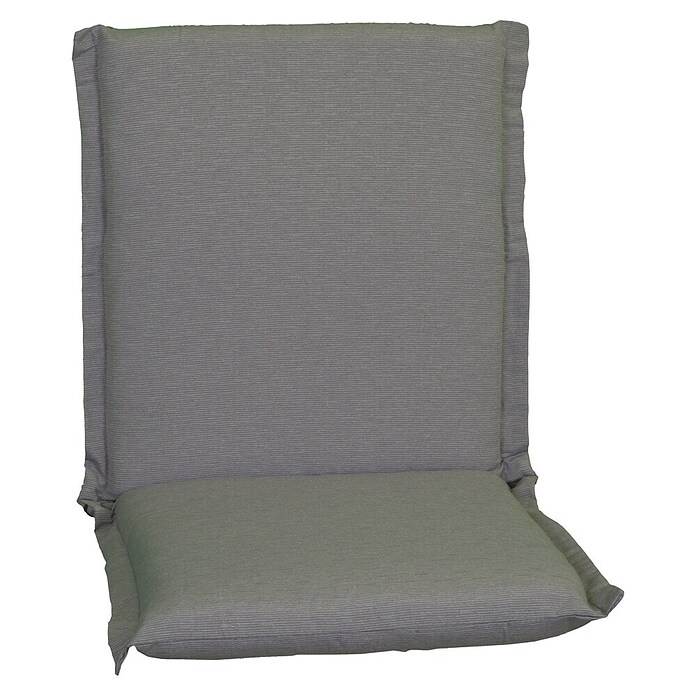 beo Gartenmöbel-Auflage Atlanta (Niederlehner, 1 Stk., L x B x H: 100 x 52 x 8 cm, 70 % Baumwolle/30 % Polyester, Grau) | BAUHAUS