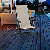 beo Gartenmöbel-Auflage Aurich (Hochlehner, 1 Stk., L x B x H: 120 x 52 x 8 cm, 70 % Baumwolle/30 % Polyester, Beige) | BAUHAUS