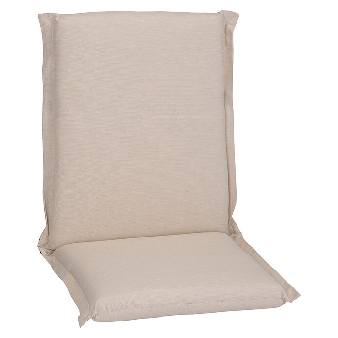 beo Gartenmöbel-Auflage Aurich (Niederlehner, 1 Stk., L x B x H: 100 x 52 x 8 cm, 70 % Baumwolle/30 % Polyester, Beige) | BAUHAUS