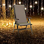 beo Gartenmöbel-Auflage Atlanta (Hochlehner, 1 Stk., L x B x H: 120 x 52 x 8 cm, 70 % Baumwolle/30 % Polyester, Grau) | BAUHAUS