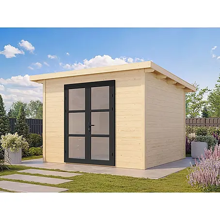 Fjordholz  Gartenhaus Alu Line 28-A Classic Style Klarglas