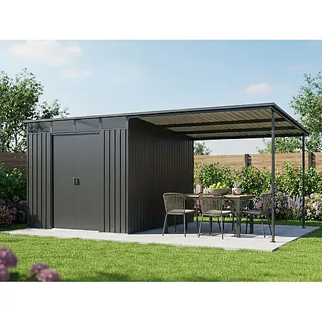 StarLine Metall  Gerätehaus Lübeck 12,36 m²