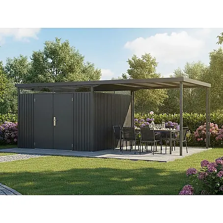 StarLine Metall  Gerätehaus Solidum 17,22 m²
