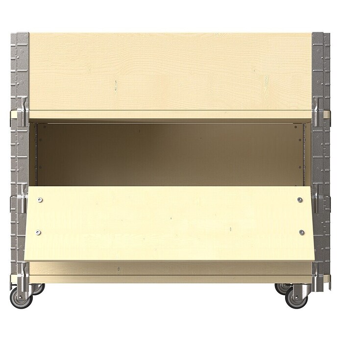 Upyard Kräuterkasten Advanced (80 x 40 x 68 cm, Stahl, Natur) | BAUHAUS