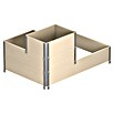 Upyard Hochbeet 3 Ebenen (120 x 80 x 58,5 cm, Holz, Natur, Fassungsvermögen: 301,8 l) | BAUHAUS