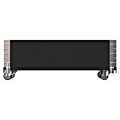 Upyard Kräuterkasten mit Rollen (Schwarz, 80 x 30 x 19,5 cm) | BAUHAUS