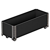 Upyard Kräuterkasten mit Rollen (Schwarz, 80 x 30 x 19,5 cm) | BAUHAUS