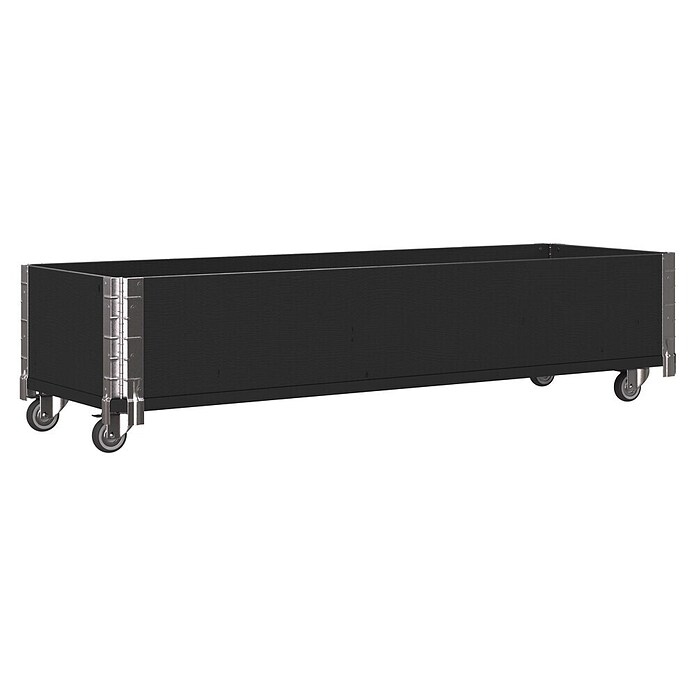 Upyard Kräuterkasten mit Rollen (Schwarz, 120 x 40 x 19,5 cm) | BAUHAUS