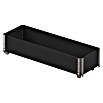 Upyard Kräuterkasten mit Rollen (Schwarz, 120 x 40 x 19,5 cm) | BAUHAUS