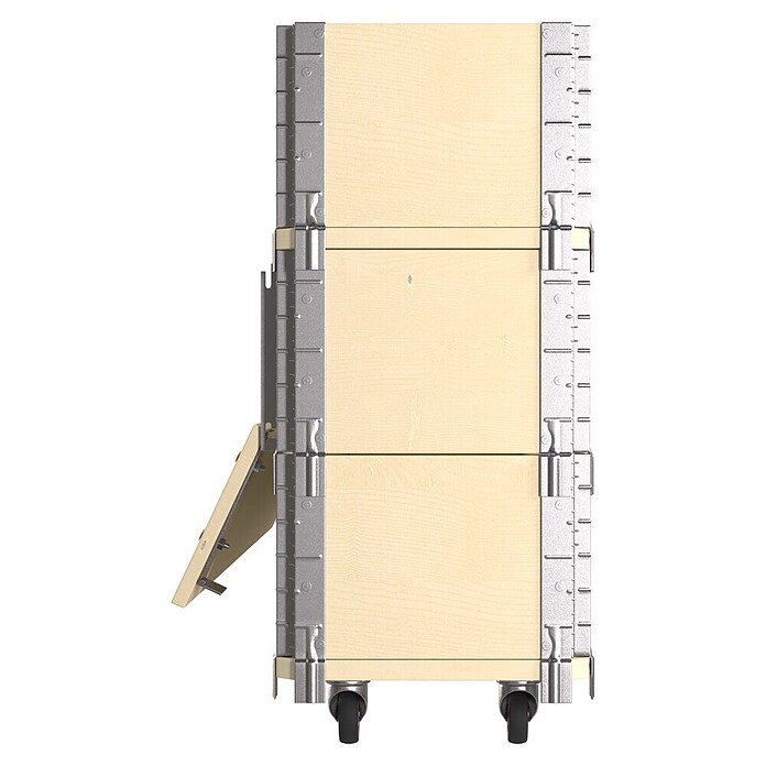 Upyard Kräuterkasten Advanced (120 x 30 x 68 cm, Stahl, Natur) | BAUHAUS