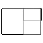 Upyard Huerto de 3 niveles (120 x 80 x 58,5 cm, Madera, Negro, Capacidad volumétrica: 301,8 l) | BAUHAUS