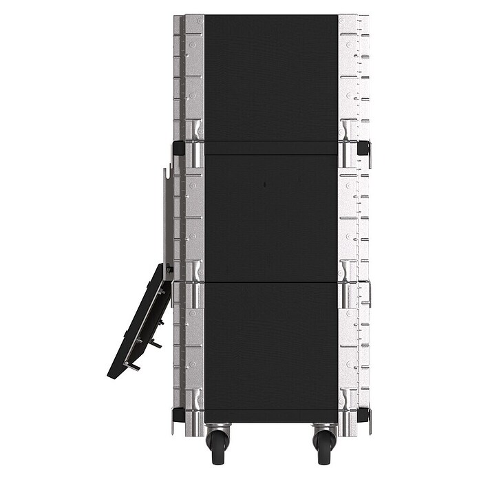 Upyard Maceta para hierbas altas Advanced (80 x 30 x 68 cm, Acero, Negro) | BAUHAUS