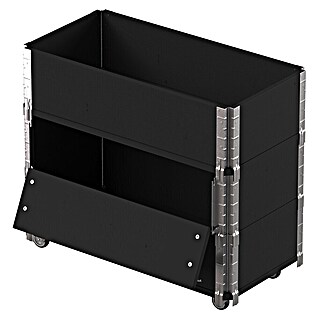 Upyard Kräuterkasten Advanced (80 x 40 x 68 cm, Stahl, Schwarz)
