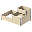 Upyard Hochbeet 3 Ebenen (120 x 80 x 58,5 cm, Holz, Natur, Fassungsvermögen: 301,8 l) | BAUHAUS
