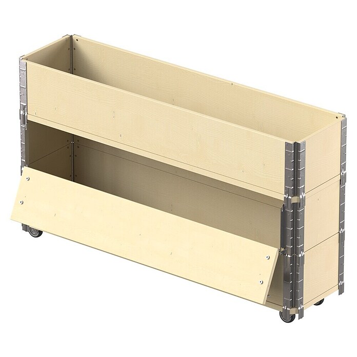 Upyard Kräuterkasten Advanced (120 x 30 x 68 cm, Stahl, Natur) | BAUHAUS