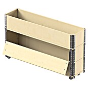 Upyard Kräuterkasten Advanced (120 x 30 x 68 cm, Stahl, Natur) | BAUHAUS