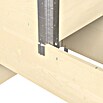 Upyard Hochbeet 3 Ebenen (120 x 80 x 58,5 cm, Holz, Natur, Fassungsvermögen: 301,8 l) | BAUHAUS