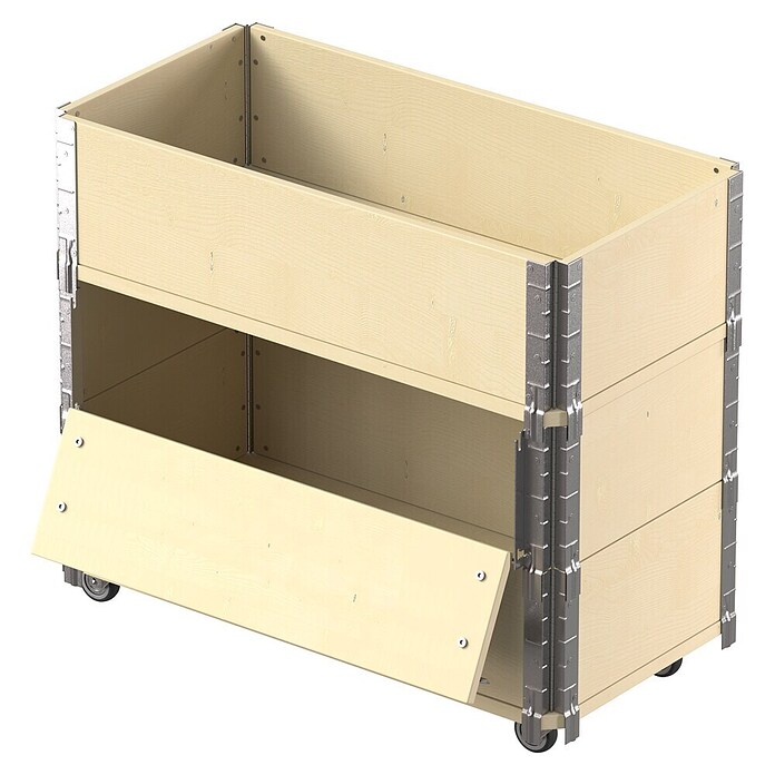 Upyard Kräuterkasten Advanced (80 x 40 x 68 cm, Stahl, Natur) | BAUHAUS
