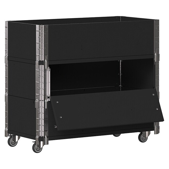 Upyard Kräuterkasten Advanced (80 x 40 x 68 cm, Stahl, Schwarz) | BAUHAUS