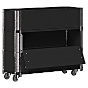 Upyard Maceta para hierbas altas Advanced (80 x 30 x 68 cm, Acero, Negro) | BAUHAUS