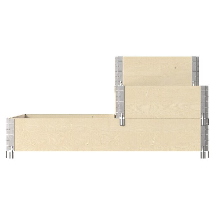 Upyard Hochbeet 3 Ebenen (120 x 80 x 58,5 cm, Holz, Natur, Fassungsvermögen: 301,8 l) | BAUHAUS