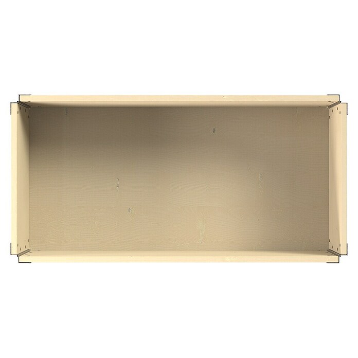 Upyard Kräuterkasten mit Rollen (Natur, 80 x 40 x 19,5 cm) | BAUHAUS