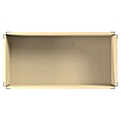 Upyard Kräuterkasten mit Rollen (Natur, 80 x 40 x 19,5 cm) | BAUHAUS
