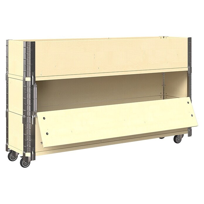 Upyard Kräuterkasten Advanced (120 x 30 x 68 cm, Stahl, Natur) | BAUHAUS
