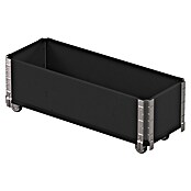 Upyard Kräuterkasten mit Rollen (Schwarz, 80 x 30 x 19,5 cm) | BAUHAUS