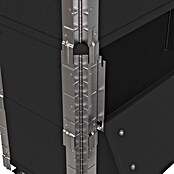 Upyard Maceta para hierbas altas Advanced (80 x 30 x 68 cm, Acero, Negro) | BAUHAUS