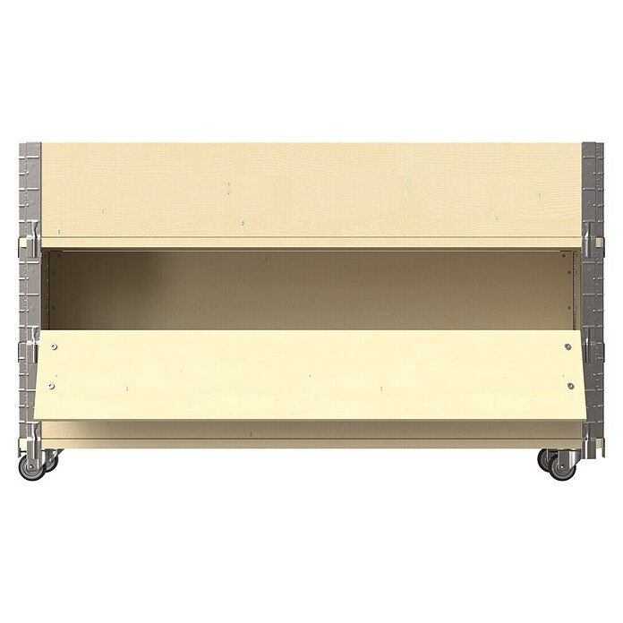 Upyard Kräuterkasten Advanced (120 x 30 x 68 cm, Stahl, Natur) | BAUHAUS