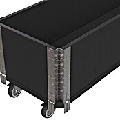 Upyard Kräuterkasten mit Rollen (Schwarz, 120 x 30 x 19,5 cm) | BAUHAUS