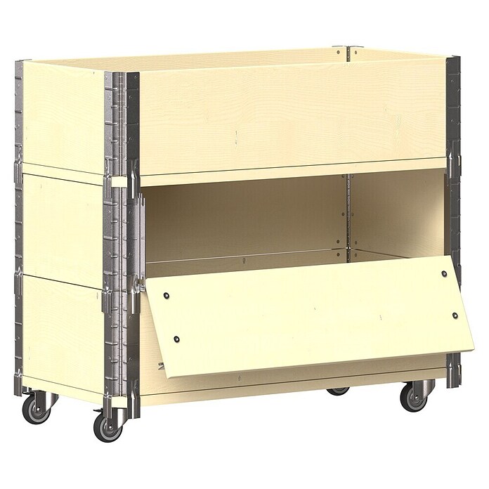 Upyard Kräuterkasten Advanced (80 x 40 x 68 cm, Stahl, Natur) | BAUHAUS
