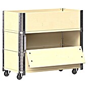 Upyard Kräuterkasten Advanced (80 x 40 x 68 cm, Stahl, Natur) | BAUHAUS