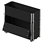 Upyard Maceta para hierbas altas Advanced (80 x 30 x 68 cm, Acero, Negro) | BAUHAUS