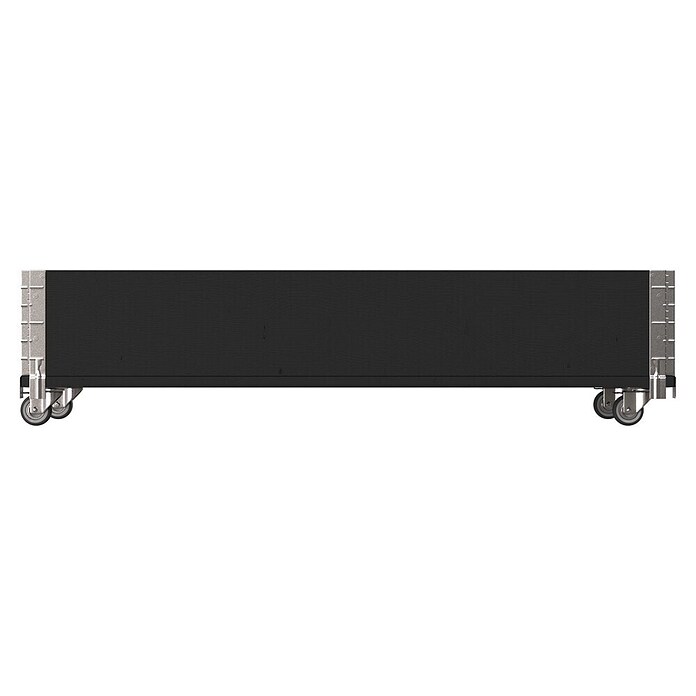 Upyard Kräuterkasten mit Rollen (Schwarz, 120 x 40 x 19,5 cm) | BAUHAUS