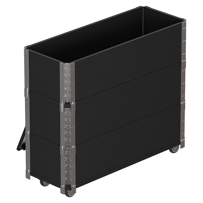 Upyard Maceta para hierbas altas Advanced (80 x 30 x 68 cm, Acero, Negro) | BAUHAUS