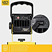 LED's work LED baterijski reflektor  (7 W, 700 lm, 6.500 K, 13,5 x 12,6 x 21,6 cm) | 3099 - Baustrahler | CAKC - Mobiles Arbeitslicht | CAK - Technisches Licht | CA - Beleuchtung | C - Elektro | BAUHAUS