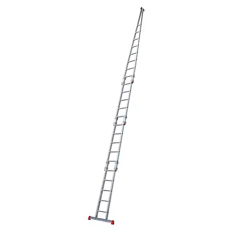 Siedra-Leitern  Anlegeleiter Glasreinigerleiter 157 mit 23 Sprossen - 8x Sprossen Oberteil 2x5 Sprossen