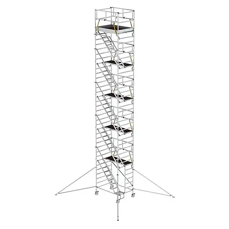 Munk  Rollgerüst Rollgerüst SG mit Schrägaufstiegen 1,35x1,80m und Ausleger 12,35m AH