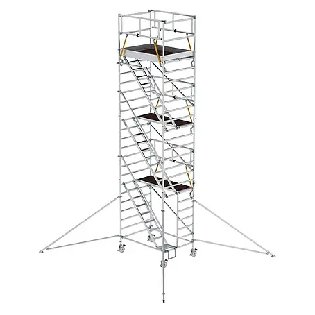 Munk  Rollgerüst Rollgerüst SG mit Schrägaufstiegen 1,35x1,80m und Ausleger 8,43m AH