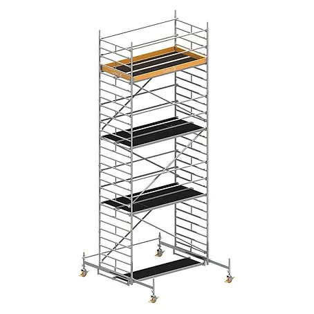 Layher  Rollgerüst Rollgerüst Uni Breit P2 8,38m AH