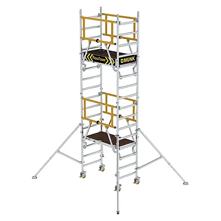 Munk  Rollgerüst Flexxtower SG mit Sicherheitsgeländer 5,10m AH