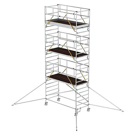 Munk  Rollgerüst Rollgerüst SG mit Doppelplattform 1,35x3,00m und Ausleger 8,43m AH