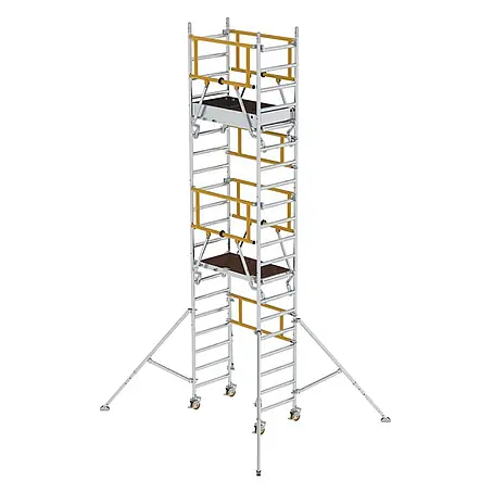 Munk  Rollgerüst Flexxtower SG mit Sicherheitsgeländer 6,10m AH