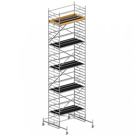 Layher  Rollgerüst Rollgerüst Uni Breit P2 11,38m AH
